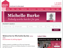 Tablet Screenshot of michelleburke.ie